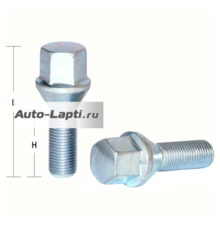 Болт M14x1,5 (53/ 28) hex17 конус цинк S-966