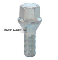 Болт M12x1,25 (56/ 28) hex17 конус цинк (ИТАЛИЯ) 303057Z CF