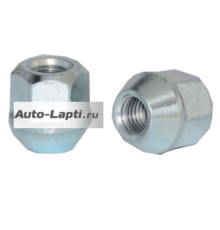 Гайка M12x1,5 (17,5) hex19 открытая, конус цинк (ИТАЛИЯ) 313665Z CF