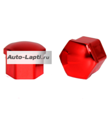 Комплект пластиковых колпачков hex19, blister 20+1, RED, JN-9766 LS