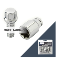 Болт секретный M12x1,25 (52/ 27) конус цинк 4+1 ключ (LS) UB325 BC