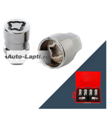 Гайка секретная M12x1,5 (35), конус, закрытая, 4+2 ключа, CH, L2207 Anmax
