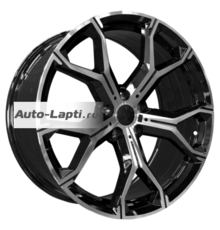 PDW 10,5x20/5x112 ET40 D66,6 5445 Gloss Black Machine Face (PDW)