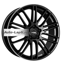 Rial 9x20/5x112 ET20 D66,5 KiboX Diamant black lip polished